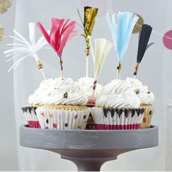 Confetti Party - Cupcake Toppers