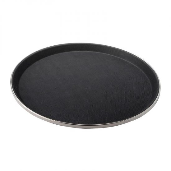 Dorre Bar Bricka rund kromad 31 cm