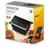 Sencor Smörgåsgrill/kontaktgrill 3 lägen, svart