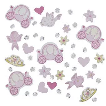 Princess Party - Bordskonfetti & Kristaller