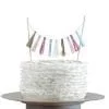 Confetti Party - Tårtvimpel Cake Topper