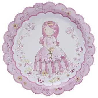 Princess Party - Papperstallrikar 8 pack