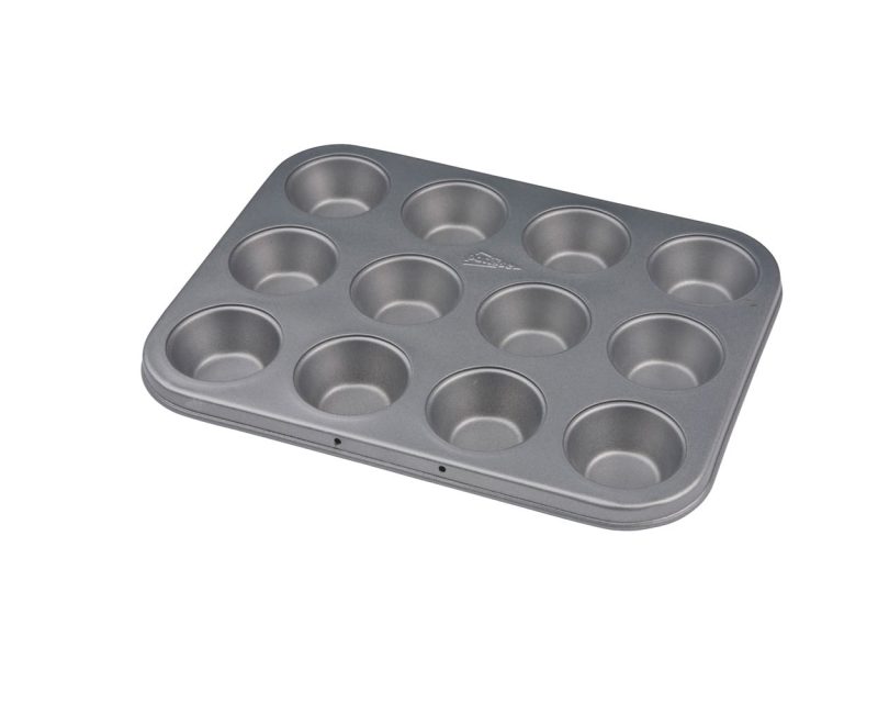 Patisse Silvertop muffinsform mini silverfärgad - 25 cm