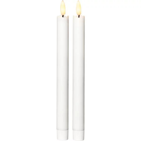 LED Antikljus 2-Pack 25cm m timer
