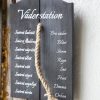 Tavla trä “Väderstation” med snöre 17x26 cm
