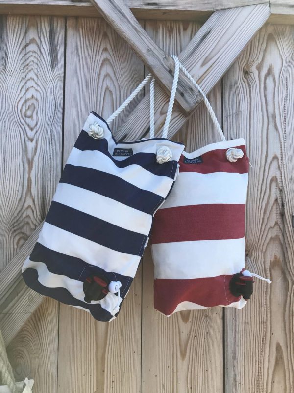 Bag in Bag / BiB hållare Anchors and Stripes