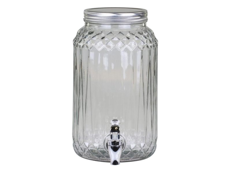 Dispenser 3,5 liter glas m kran Chic Antique