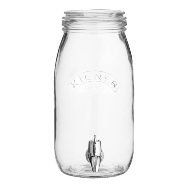 Dispenser 3 liter glas m kran Kilner