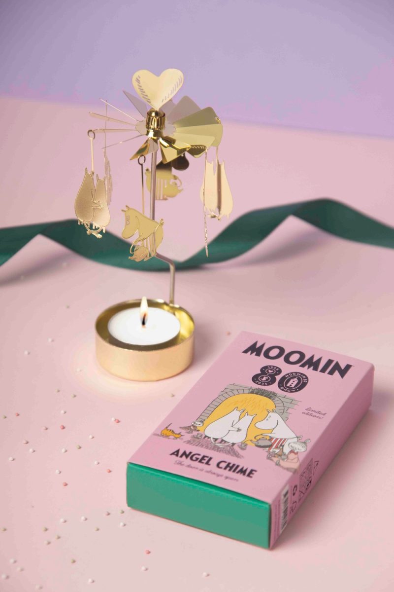 Änglaspel Moomin Mumin 80 år Limited edition Guld