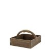 Trälåda med handtag set med 3 st Chic Antique
