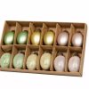Ägg/Häng Glas Mix Pastell 12-pack Påskägg