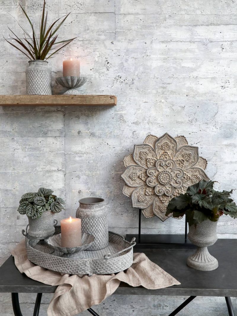 Brickor med handtag 2 st antik zink Chic Antique