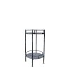 Sidobord / Brickbord H63/Ø33 cm antique zink Chic Antique