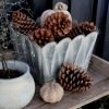 Blomkruka m bågar antik zinc Chic Antique