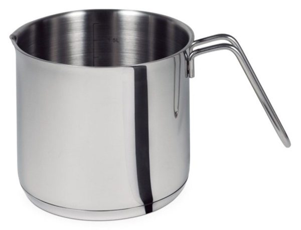 Mjölkkastrull / måttkastrull 1 L i rostfritt stål – Maku Kitchen Life