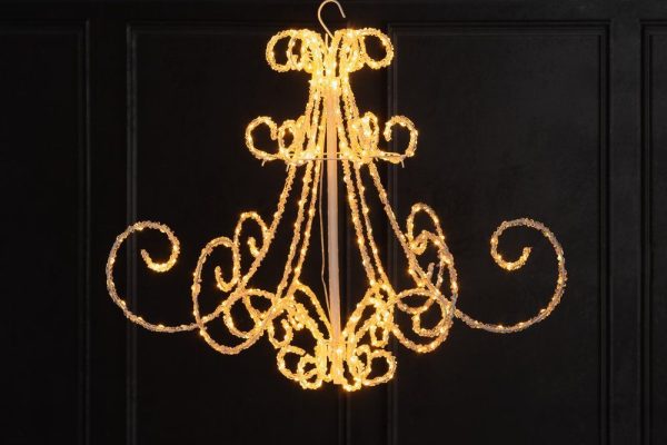 Ljuskrona LED 330 Ljus 52 cm Varmvit IP44 – Finnlumor